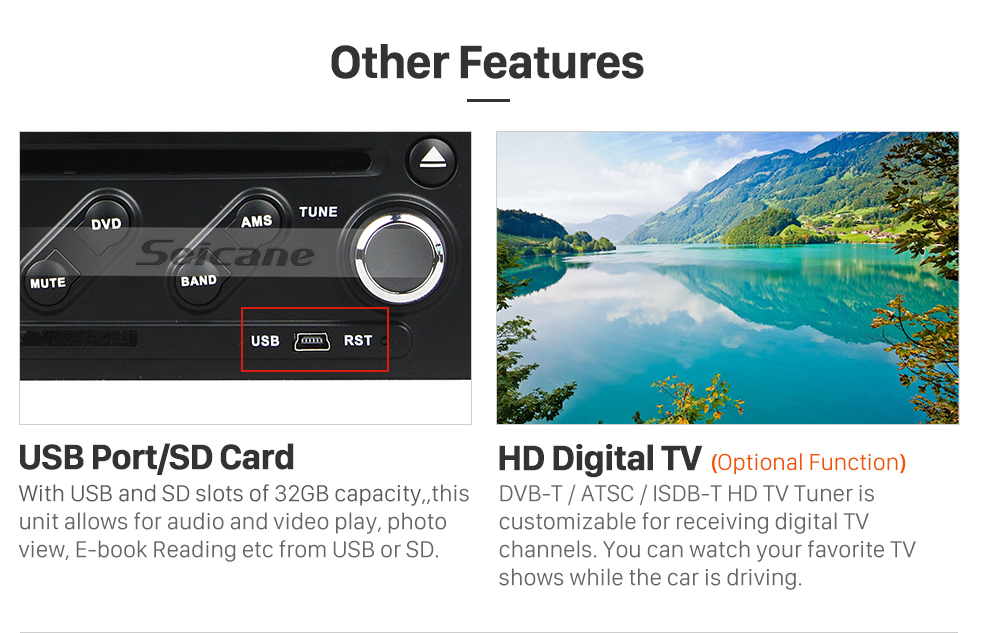 Seicane 2004-2009 Renault Megane II autoradio 8 pouces Android 5.1.1 écran tactile HD DVD Système de navigation GPS Bluetooth 4G WIFI DAB + TPMS Caméra de recul Miroir lien Seicane 2004-2009 Renault Megane II autoradio 8 pouces Android 5.1.1 écran tactile HD DVD Système de navigation GPS Bluetooth 4G WIFI DAB + TPMS Caméra de recul Miroir lien