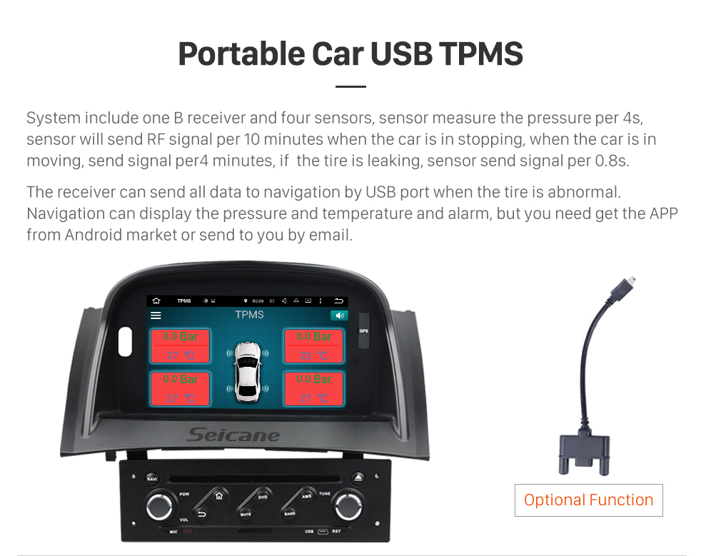 Seicane 2004-2009 Renault Megane II autoradio 8 pouces Android 5.1.1 écran tactile HD DVD Système de navigation GPS Bluetooth 4G WIFI DAB + TPMS Caméra de recul Miroir lien Seicane 2004-2009 Renault Megane II autoradio 8 pouces Android 5.1.1 écran tactile HD DVD Système de navigation GPS Bluetooth 4G WIFI DAB + TPMS Caméra de recul Miroir lien