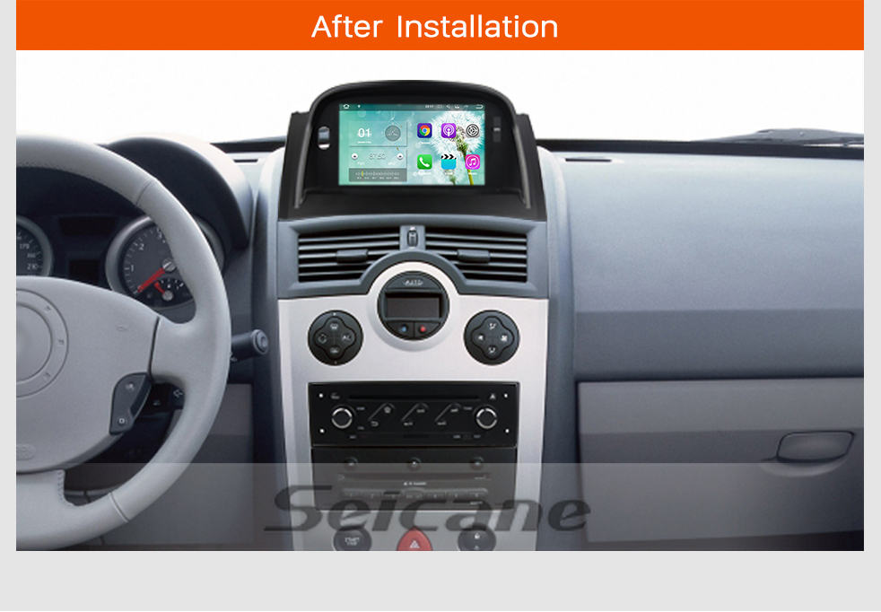 Seicane 2004-2009 Renault Megane II autoradio 8 pouces Android 5.1.1 écran tactile HD DVD Système de navigation GPS Bluetooth 4G WIFI DAB + TPMS Caméra de recul Miroir lien Seicane 2004-2009 Renault Megane II autoradio 8 pouces Android 5.1.1 écran tactile HD DVD Système de navigation GPS Bluetooth 4G WIFI DAB + TPMS Caméra de recul Miroir lien