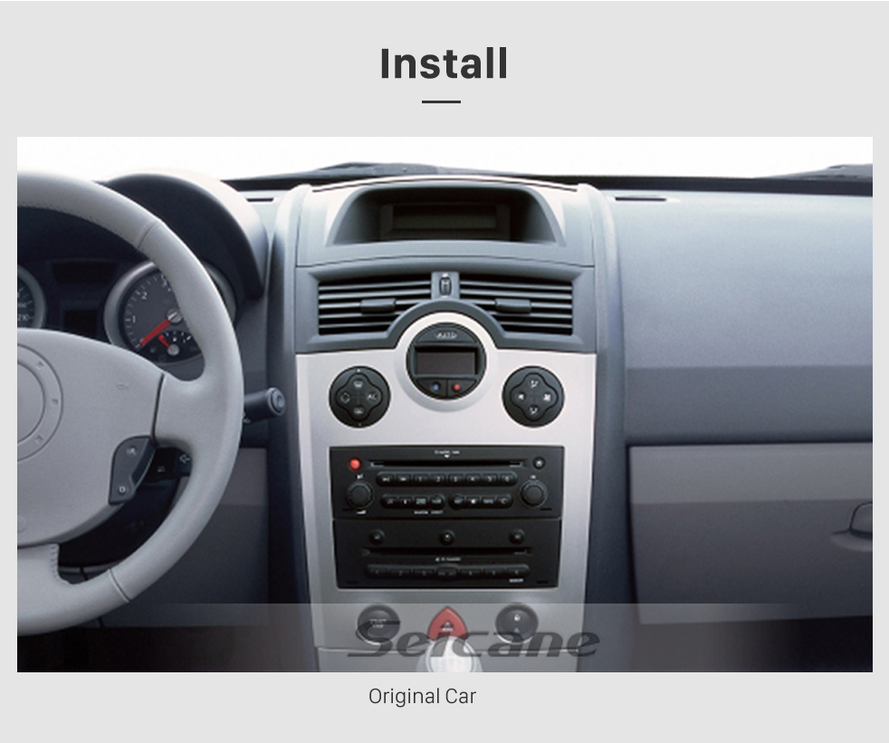 Seicane 2004-2009 Renault Megane II autoradio 8 pouces Android 5.1.1 écran tactile HD DVD Système de navigation GPS Bluetooth 4G WIFI DAB + TPMS Caméra de recul Miroir lien Seicane 2004-2009 Renault Megane II autoradio 8 pouces Android 5.1.1 écran tactile HD DVD Système de navigation GPS Bluetooth 4G WIFI DAB + TPMS Caméra de recul Miroir lien