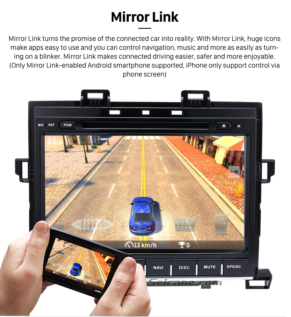 Seicane 9 inch Android 8.0 GPS navigation system for 2007-2014 TOYOTA Alphard Vellfire 350Z G with DVD player Bluetooth Radio Mirror link multi-touch screen OBD DVR Rearview camera TV USB SD WIFI Seicane 9 inch Android 8.0 GPS navigation system for 2007-2014 TOYOTA Alphard Vellfire 350Z G with DVD player Bluetooth Radio Mirror link multi-touch screen OBD DVR Rearview camera TV USB SD WIFI