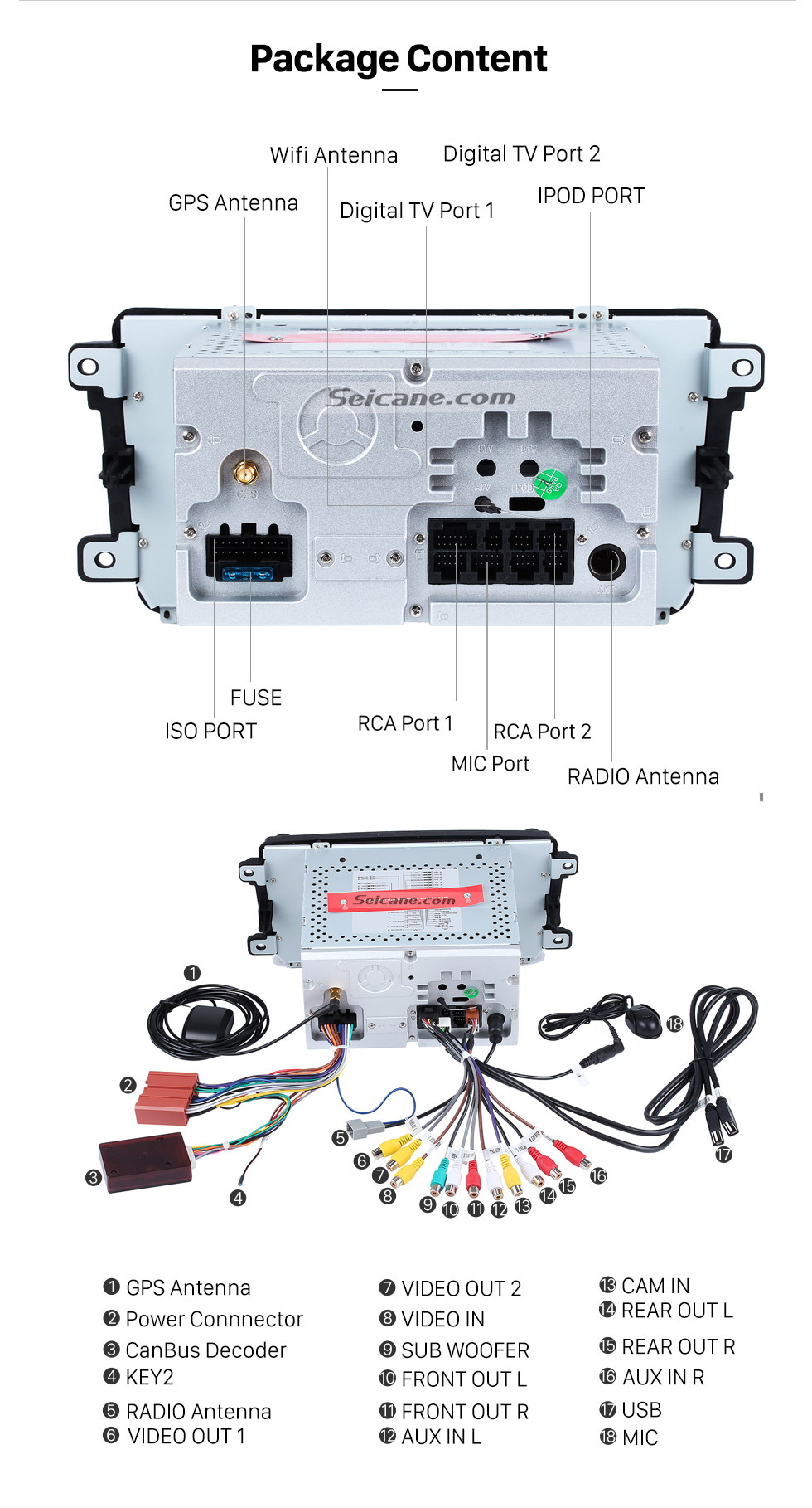 Seicane OEM Android 9.0 2007-2016 MAZDA CX-9 con Aftermarket Navegación GPS Reproductor de DVD Pantalla táctil estéreo para automóvil WiFi 3G Bluetooth OBD2 AUX Cámara de respaldo con enlace espejo Seicane OEM Android 9.0 2007-2016 MAZDA CX-9 con Aftermarket Navegación GPS Reproductor de DVD Pantalla táctil estéreo para automóvil WiFi 3G Bluetooth OBD2 AUX Cámara de respaldo con enlace espejo