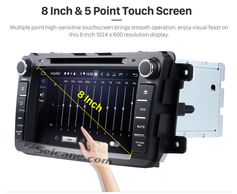Seicane 2007-2015 Mazda CX-9 Radio DVD player Android 9.0 GPS navigation system with Bluetooth HD touch screen Mirror link OBD DVR USB SD WIFI Rearview camera Seicane 2007-2015 Mazda CX-9 Radio DVD player Android 9.0 GPS navigation system with Bluetooth HD touch screen Mirror link OBD DVR USB SD WIFI Rearview camera