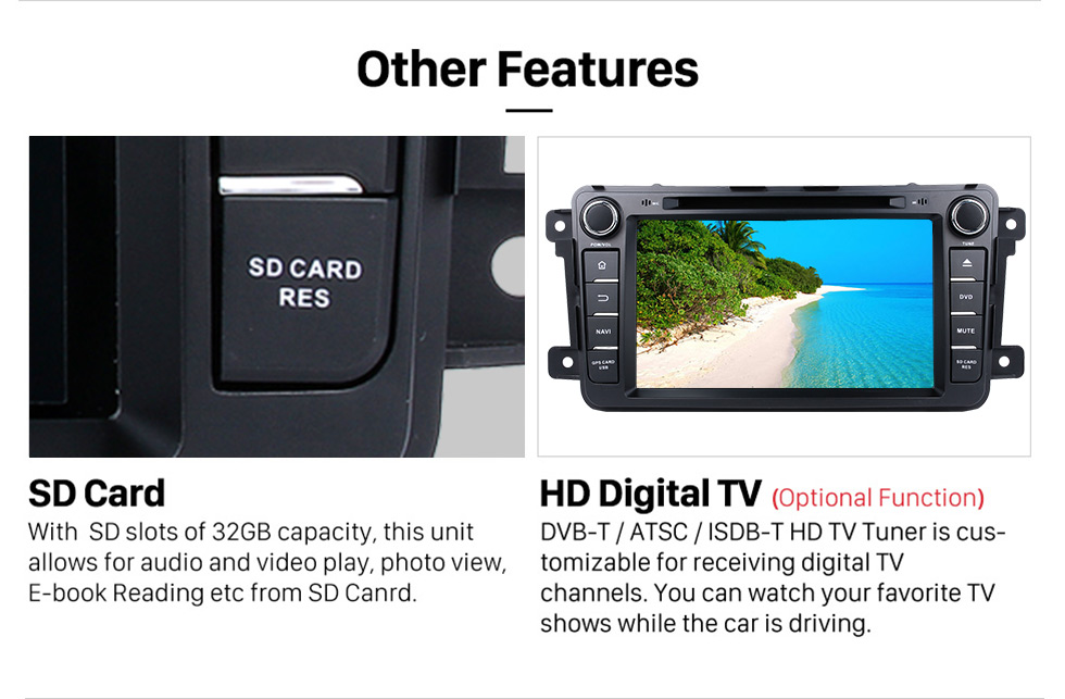 Seicane 2007-2015 Mazda CX-9 Radio DVD player Android 9.0 GPS navigation system with Bluetooth HD touch screen Mirror link OBD DVR USB SD WIFI Rearview camera Seicane 2007-2015 Mazda CX-9 Radio DVD player Android 9.0 GPS navigation system with Bluetooth HD touch screen Mirror link OBD DVR USB SD WIFI Rearview camera