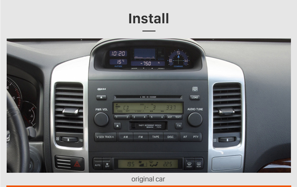 Seicane OEM Android 8.0 Sat Nav System for 2002-2009 Toyota Prado Cruiser with 1024*600 Multi-touch Capacitive Screen DVD Player AM FM Radio 3G WiFi Bluetooth Music Mirror Link OBD2 AUX Steering Wheel Control Seicane OEM Android 8.0 Sat Nav System for 2002-2009 Toyota Prado Cruiser with 1024*600 Multi-touch Capacitive Screen DVD Player AM FM Radio 3G WiFi Bluetooth Music Mirror Link OBD2 AUX Steering Wheel Control