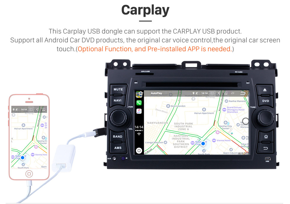 Seicane Android 8.0 1024*600 2002-2009 Lexus GX470 Radio DVD Player GPS Navigation System with Bluetooth Music 3G WiFi Mirror Link OBD2 Rearview Camera HD Multi-touch Screen 1080P USB SD Seicane Android 8.0 1024*600 2002-2009 Lexus GX470 Radio DVD Player GPS Navigation System with Bluetooth Music 3G WiFi Mirror Link OBD2 Rearview Camera HD Multi-touch Screen 1080P USB SD