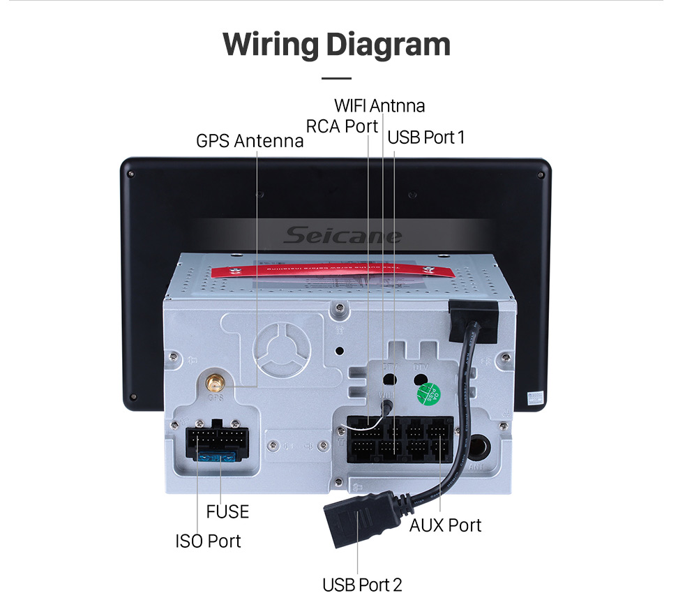 Seicane 10.1 pulgadas 2 DIN Universal 1024 * 600 Pantalla táctil Android 9.0 radio Sistema de navegación GPS con WIFI 3G Bluetooth Música USB OBD2 AUX Radio Cámara de respaldo Control del volante Seicane 10.1 pulgadas 2 DIN Universal 1024 * 600 Pantalla táctil Android 9.0 radio Sistema de navegación GPS con WIFI 3G Bluetooth Música USB OBD2 AUX Radio Cámara de respaldo Control del volante