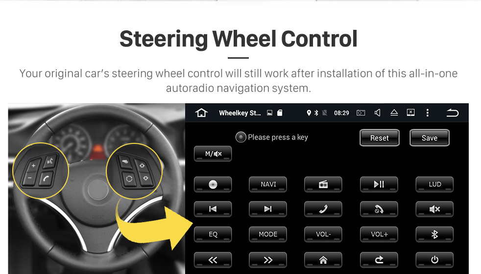Seicane Tela sensível ao toque de 10,1 polegadas HD 2 DIN Android 9.0 Rádio universal Leitor de DVD Sistema de navegação GPS Telefone Bluetooth Música Suporte Wi-Fi TV digital DVR USB Controle de volante USB Câmera de backup Seicane Tela sensível ao toque de 10,1 polegadas HD 2 DIN Android 9.0 Rádio universal Leitor de DVD Sistema de navegação GPS Telefone Bluetooth Música Suporte Wi-Fi TV digital DVR USB Controle de volante USB Câmera de backup