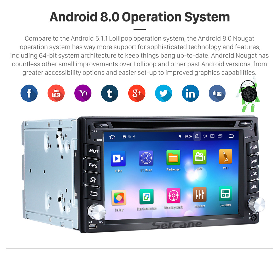 Seicane OEM Android 8.0 Radio GPS Navigation system for 2001-2011 Nissan X-TRAIL with Bluetooth Mirror link DVD Player Touch Screen DVR TV WIFI OBD2 USB SD Rearview Camera 1080P Video Seicane OEM Android 8.0 Radio GPS Navigation system for 2001-2011 Nissan X-TRAIL with Bluetooth Mirror link DVD Player Touch Screen DVR TV WIFI OBD2 USB SD Rearview Camera 1080P Video