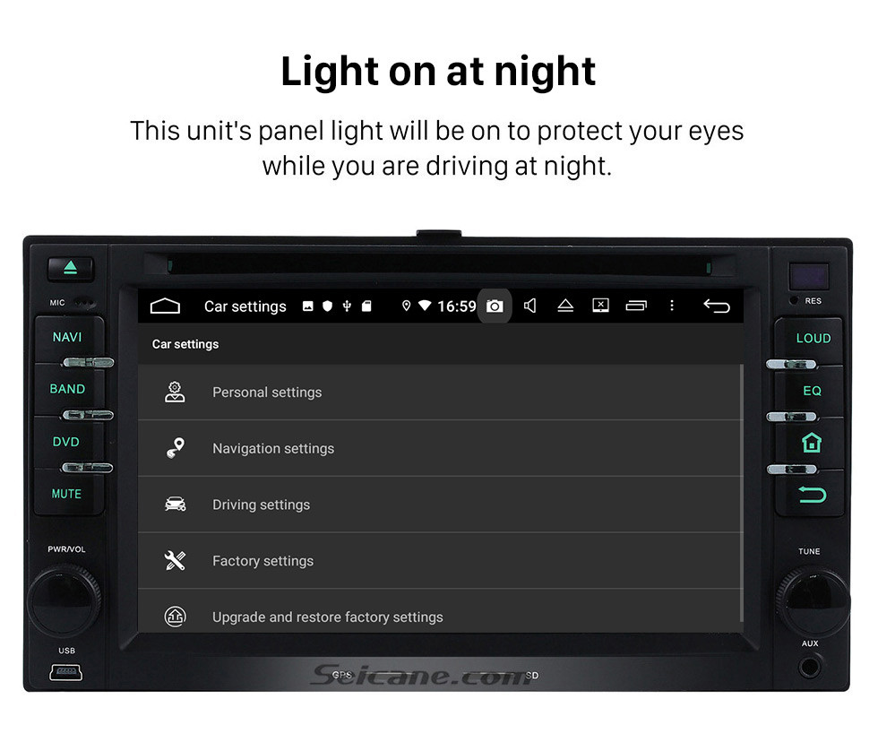 Seicane Aftermarket Android 9.0 Radio GPS Navigation System for 2004-2010 KIA Sportage with DVD Player Touchscreen OBD2 DVR Rearview camera TV 1080P Video 3G WIFI Bluetooth USB SD Steering Wheel Control Mirror link Seicane Aftermarket Android 9.0 Radio GPS Navigation System for 2004-2010 KIA Sportage with DVD Player Touchscreen OBD2 DVR Rearview camera TV 1080P Video 3G WIFI Bluetooth USB SD Steering Wheel Control Mirror link