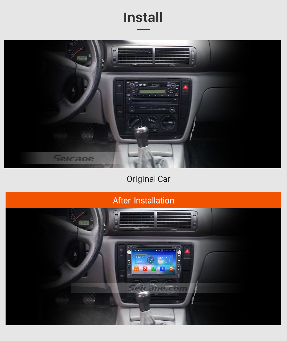 Seicane Android 8.0 In Dash GPS DVD Bluetooth System for 2001-2011 VW Volkswagen MK5 with Radio RDS 3G WiFi Mirror Link OBD2 HD 1080P Video Steering Wheel Control MP3 Seicane Android 8.0 In Dash GPS DVD Bluetooth System for 2001-2011 VW Volkswagen MK5 with Radio RDS 3G WiFi Mirror Link OBD2 HD 1080P Video Steering Wheel Control MP3