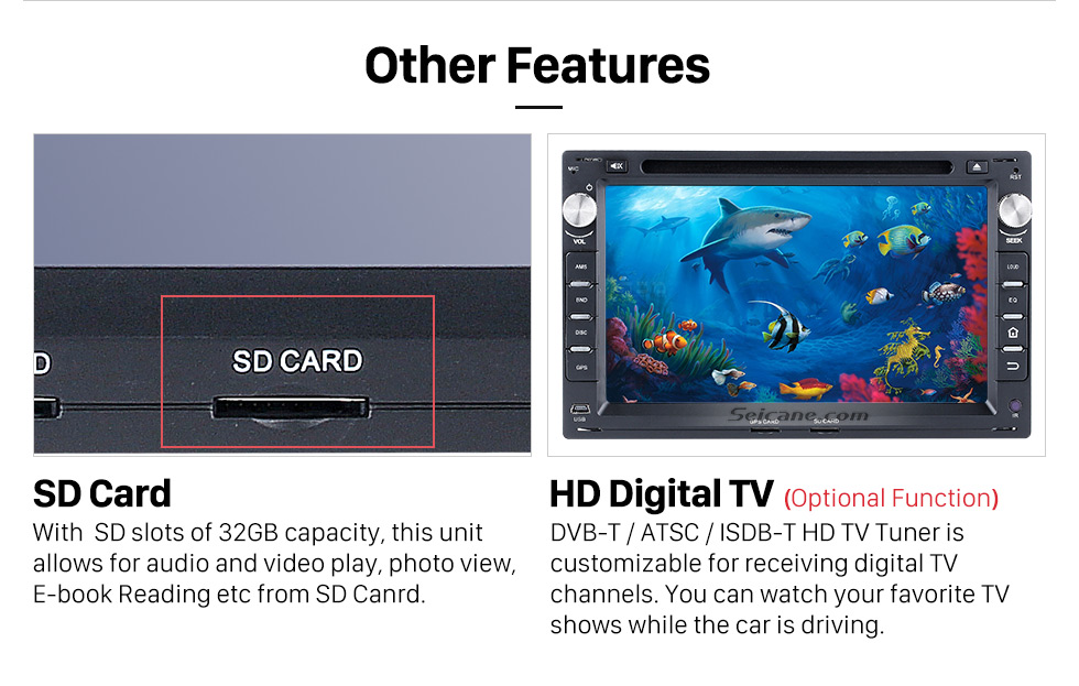 Seicane Android 8.0 In Dash GPS DVD Bluetooth System for 2001-2011 VW Volkswagen MK5 with Radio RDS 3G WiFi Mirror Link OBD2 HD 1080P Video Steering Wheel Control MP3 Seicane Android 8.0 In Dash GPS DVD Bluetooth System for 2001-2011 VW Volkswagen MK5 with Radio RDS 3G WiFi Mirror Link OBD2 HD 1080P Video Steering Wheel Control MP3