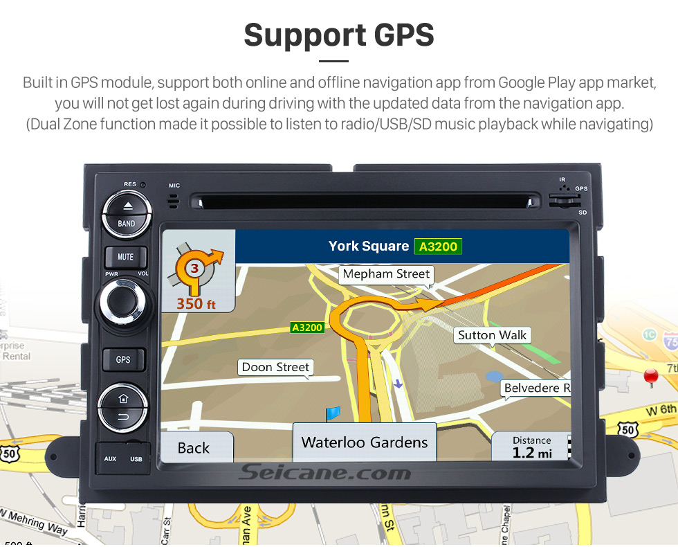Seicane Android 8.0 2006-2009 Fusão / Explorer / F150 / Edge / Expedição Navegação GPS Rádio com Bluetooth Música 3G WiFi LinkMirror OBD2 Câmera Retrovisor Seicane Android 8.0 2006-2009 Fusão / Explorer / F150 / Edge / Expedição Navegação GPS Rádio com Bluetooth Música 3G WiFi LinkMirror OBD2 Câmera Retrovisor