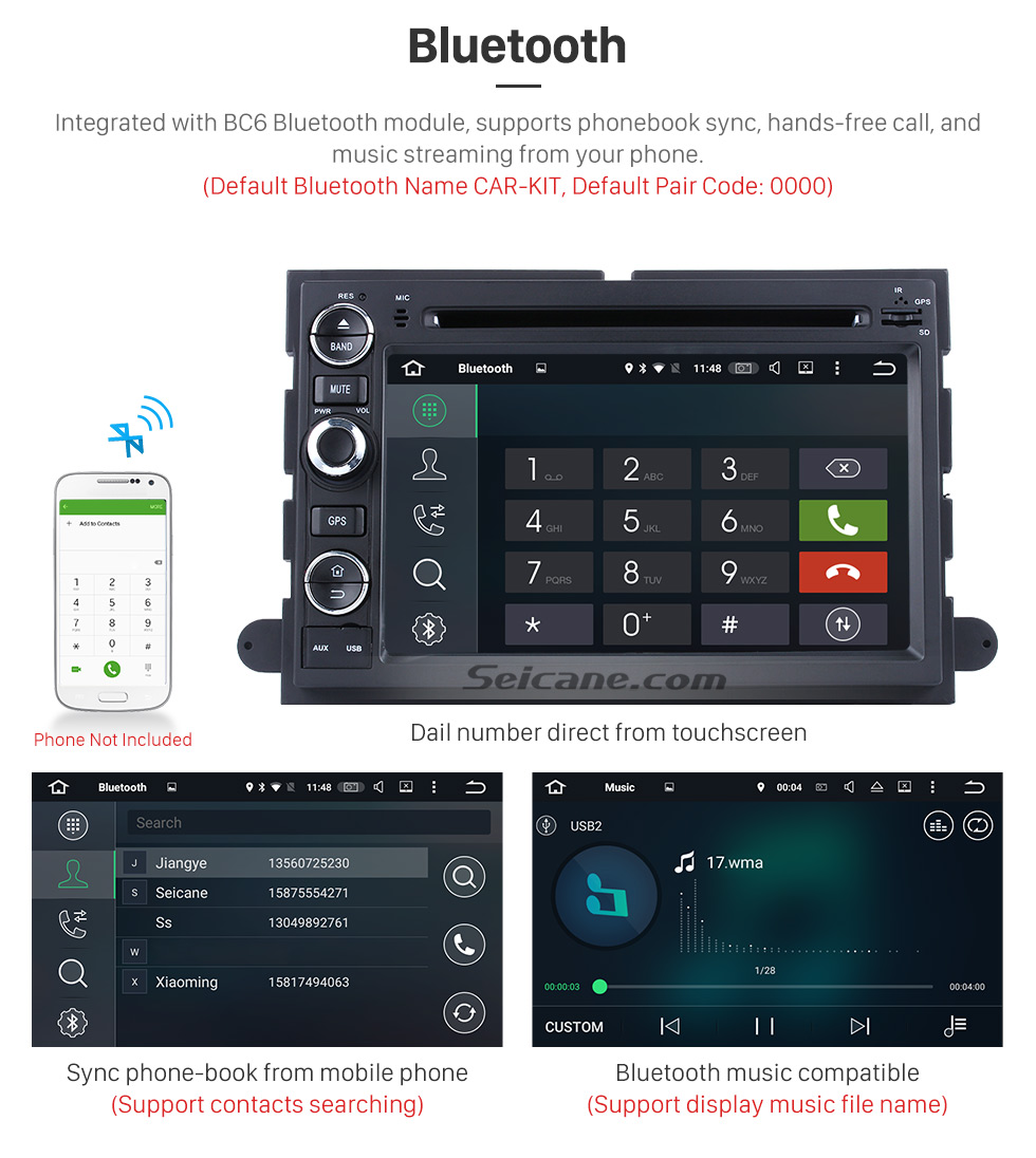 Seicane Android 8.0 2006-2009 Fusão / Explorer / F150 / Edge / Expedição Navegação GPS Rádio com Bluetooth Música 3G WiFi LinkMirror OBD2 Câmera Retrovisor Seicane Android 8.0 2006-2009 Fusão / Explorer / F150 / Edge / Expedição Navegação GPS Rádio com Bluetooth Música 3G WiFi LinkMirror OBD2 Câmera Retrovisor