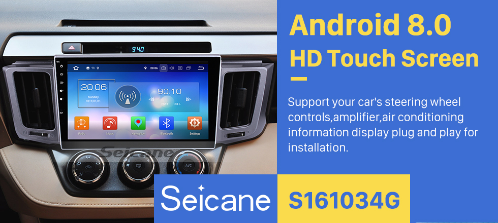 Seicane Android 8.0 Radio GPS Navigation DVD Player Stereo for 2013-2016 Toyota RAV4 Bluetooth Music USB SD WIFI Audio system Support Backup Camera DVR OBD2 1080P Auto A/V Seicane Android 8.0 Radio GPS Navigation DVD Player Stereo for 2013-2016 Toyota RAV4 Bluetooth Music USB SD WIFI Audio system Support Backup Camera DVR OBD2 1080P Auto A/V