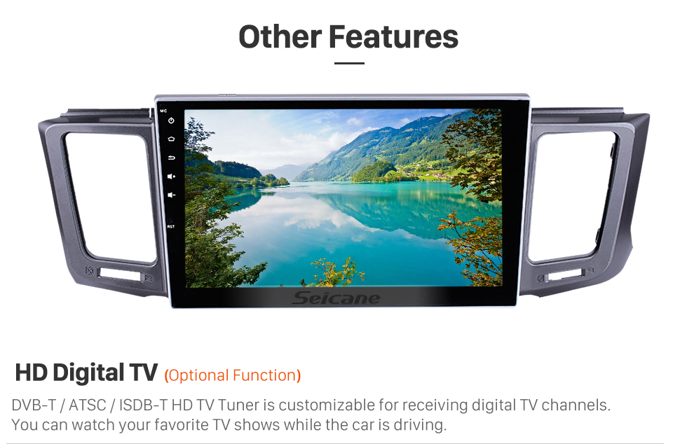 Seicane Android 8.0 Radio GPS Navigation DVD Player Stereo for 2013-2016 Toyota RAV4 Bluetooth Music USB SD WIFI Audio system Support Backup Camera DVR OBD2 1080P Auto A/V Seicane Android 8.0 Radio GPS Navigation DVD Player Stereo for 2013-2016 Toyota RAV4 Bluetooth Music USB SD WIFI Audio system Support Backup Camera DVR OBD2 1080P Auto A/V