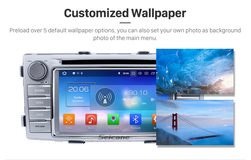 Seicane 2012 2013 2014 Toyota Hilux Android 8.0 GPS Radio DVD Player Bluetooth with Mirror Link HD Touch Screen OBD DVR Rearview Camera TV USB SD 3G WIFI Seicane 2012 2013 2014 Toyota Hilux Android 8.0 GPS Radio DVD Player Bluetooth with Mirror Link HD Touch Screen OBD DVR Rearview Camera TV USB SD 3G WIFI