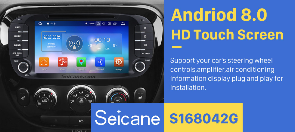 Seicane Android 8.0 Radio GPS Navigation Car stereo for 2012 2013 2014 KIA SOUL with Canbus Bluetooth WIFI USB DVD Player OBD2 Mirror Link Rearview Camera Seicane Android 8.0 Radio GPS Navigation Car stereo for 2012 2013 2014 KIA SOUL with Canbus Bluetooth WIFI USB DVD Player OBD2 Mirror Link Rearview Camera