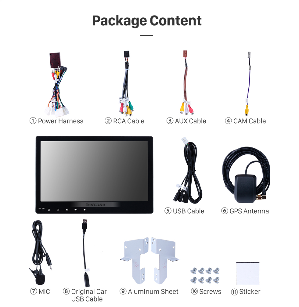 Seicane Android 8.0 2016 2017 TOYOTA Hilux 10.1 Inch HD Touchscreen Car Radio Head Unit GPS Navigation Bluetooth Support Rearview Camera Steering Wheel Control USB WIFI Mirror Link OBD2 Seicane Android 8.0 2016 2017 TOYOTA Hilux 10.1 Inch HD Touchscreen Car Radio Head Unit GPS Navigation Bluetooth Support Rearview Camera Steering Wheel Control USB WIFI Mirror Link OBD2