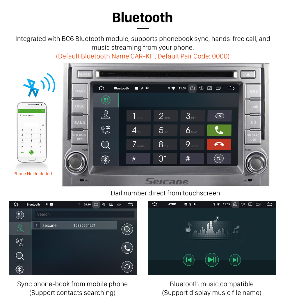 Seicane OEM Android 8.0 Radio GPS navigation system for 2009-2012 Hyundai H1 with Bluetooth DVD player touch screen OBD2 DVR Rearview camera TV 1080P Video 3G WIFI Steering Wheel Control USB Mirror link Seicane OEM Android 8.0 Radio GPS navigation system for 2009-2012 Hyundai H1 with Bluetooth DVD player touch screen OBD2 DVR Rearview camera TV 1080P Video 3G WIFI Steering Wheel Control USB Mirror link