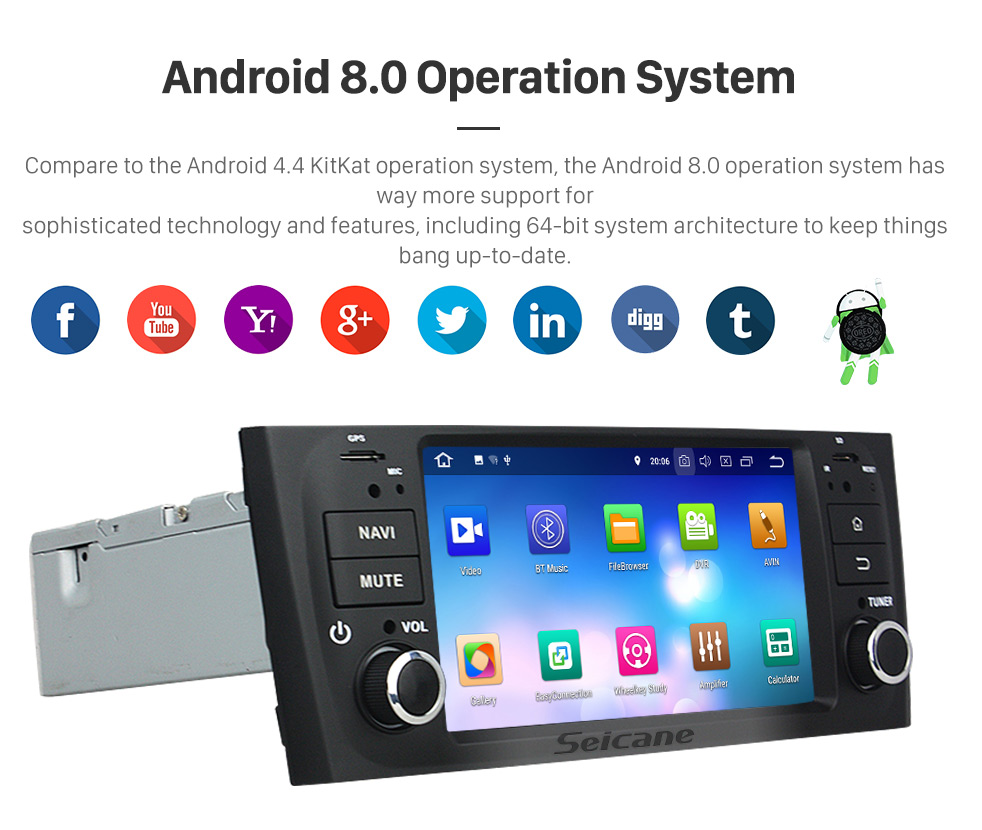 Seicane 2007-2013 FLAT LINEA Android 8.0 Radio-DVD-Spieler GPS-Navigationssystem DVR DAB + TPMS Backup-Kamera-Spiegel-Link- Seicane 2007-2013 FLAT LINEA Android 8.0 Radio-DVD-Spieler GPS-Navigationssystem DVR DAB + TPMS Backup-Kamera-Spiegel-Link-
