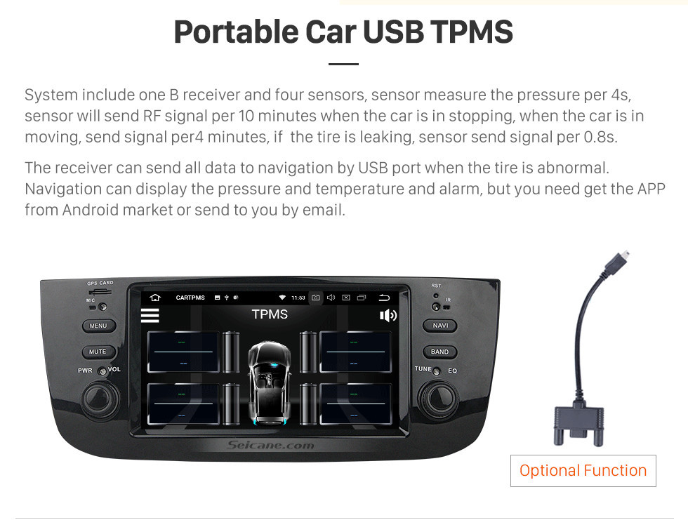 Seicane 800*480 Touchscreen 2014 2015 FIAT LINEA Android 8.0 Radio DVD Player GPS Navigation System with DAB+ TPMS Radio DVR Mirror Link DAB+ Seicane 800*480 Touchscreen 2014 2015 FIAT LINEA Android 8.0 Radio DVD Player GPS Navigation System with DAB+ TPMS Radio DVR Mirror Link DAB+