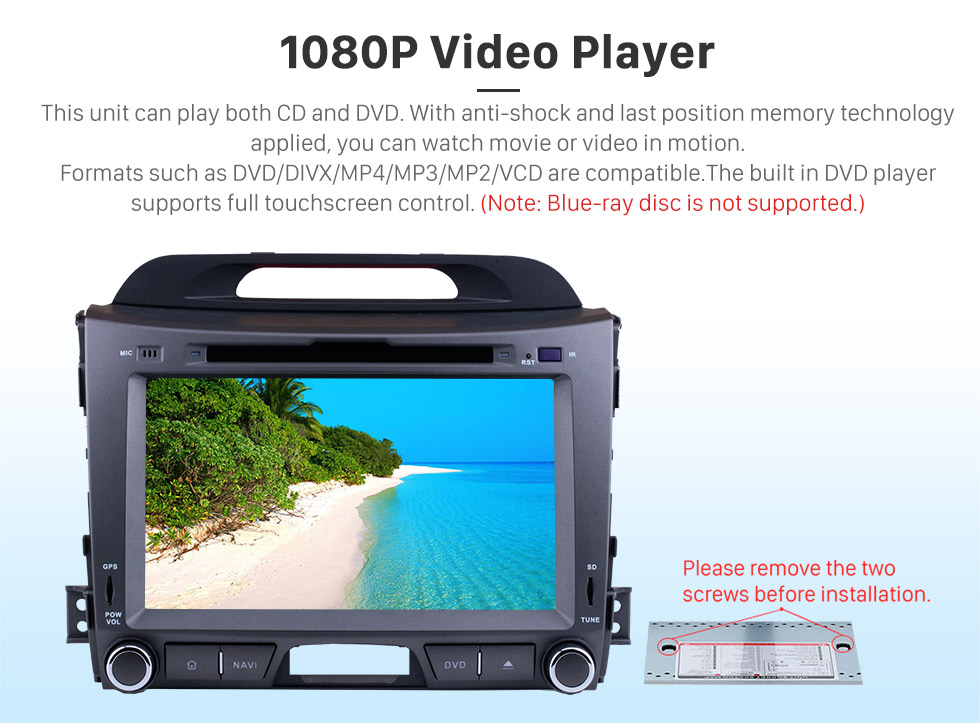 Seicane 2010-2013 KIA SPORTAGE Android 8.0 Aftermarket Radio GPS DVD player navigation system HD 1024*600 touch screen Bluetooth Music OBD2 DVR Rearview camera TV 1080P Video USB SD 4G WIFI Steering Wheel Control Mirror link Seicane 2010-2013 KIA SPORTAGE Android 8.0 Aftermarket Radio GPS DVD player navigation system HD 1024*600 touch screen Bluetooth Music OBD2 DVR Rearview camera TV 1080P Video USB SD 4G WIFI Steering Wheel Control Mirror link