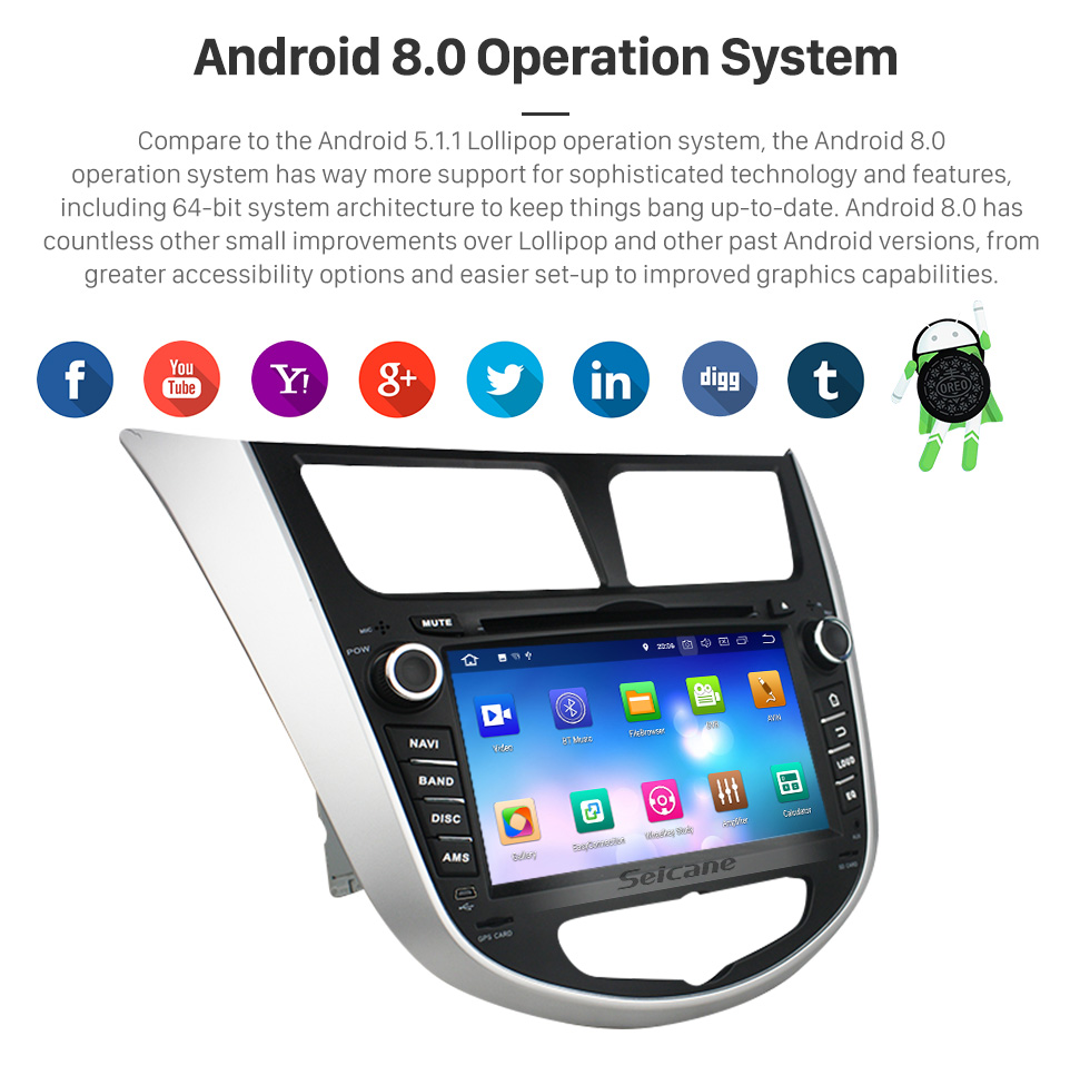 Seicane Android 8.0 2011 2012 Hyundai Accent HD 1024*600 touch screen DVD player GPS navigation system Bluetooth Radio OBD2 DVR Rearview camera TV 1080P Video Steering Wheel Control USB SD 3G WIFI Mirror link Seicane Android 8.0 2011 2012 Hyundai Accent HD 1024*600 touch screen DVD player GPS navigation system Bluetooth Radio OBD2 DVR Rearview camera TV 1080P Video Steering Wheel Control USB SD 3G WIFI Mirror link