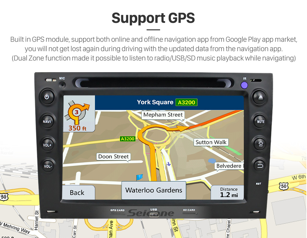 Seicane Android 8.0 Autoradio GPS stéréo pour 2003-2010 Renault Megane avec Bluetooth Miroir Lien OBD2 3G WiFi CD Lecteur de DVD Contrôle Volant Vidéo HD 1080p Seicane Android 8.0 Autoradio GPS stéréo pour 2003-2010 Renault Megane avec Bluetooth Miroir Lien OBD2 3G WiFi CD Lecteur de DVD Contrôle Volant Vidéo HD 1080p