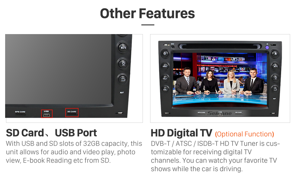 Seicane Renault Megane 2003-2009 Autoradio Voiture Android 8.0 DVD GPS Navigation Sytem avec Bluetooth à écran tactile HD 4G WIFI AUX DVR 1080P DAB TPMS Caméra de recul Miroir lien Seicane Renault Megane 2003-2009 Autoradio Voiture Android 8.0 DVD GPS Navigation Sytem avec Bluetooth à écran tactile HD 4G WIFI AUX DVR 1080P DAB TPMS Caméra de recul Miroir lien