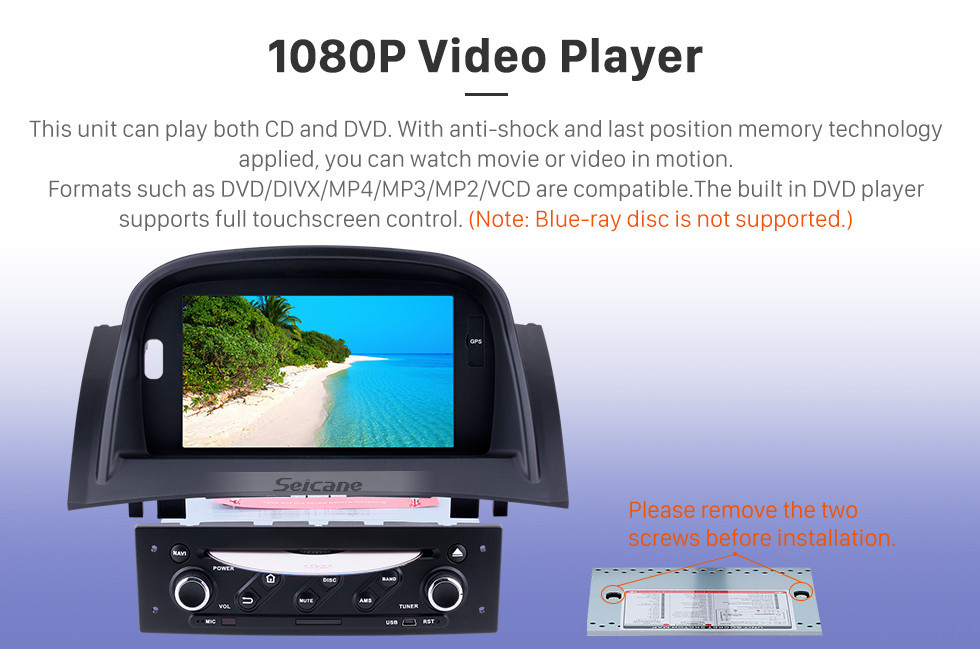 Seicane Android 8.0 écran tactile HD pour 2004-2009 Renault Megane II avec commande au volant caméra de recul Radio DVD GPS Système de navigation Bluetooth 4G WIFI Seicane Android 8.0 écran tactile HD pour 2004-2009 Renault Megane II avec commande au volant caméra de recul Radio DVD GPS Système de navigation Bluetooth 4G WIFI