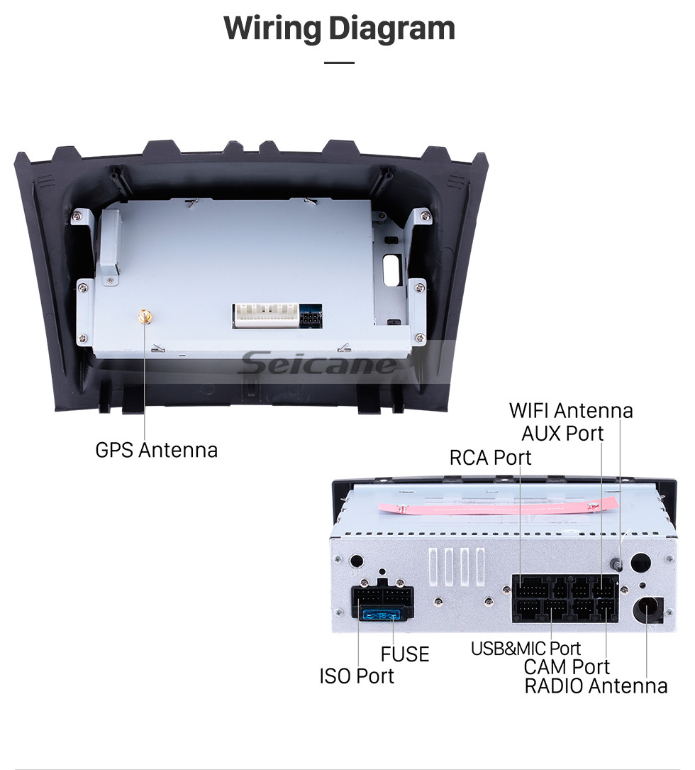 Seicane Android 8.0 écran tactile HD pour 2004-2009 Renault Megane II avec commande au volant caméra de recul Radio DVD GPS Système de navigation Bluetooth 4G WIFI Seicane Android 8.0 écran tactile HD pour 2004-2009 Renault Megane II avec commande au volant caméra de recul Radio DVD GPS Système de navigation Bluetooth 4G WIFI