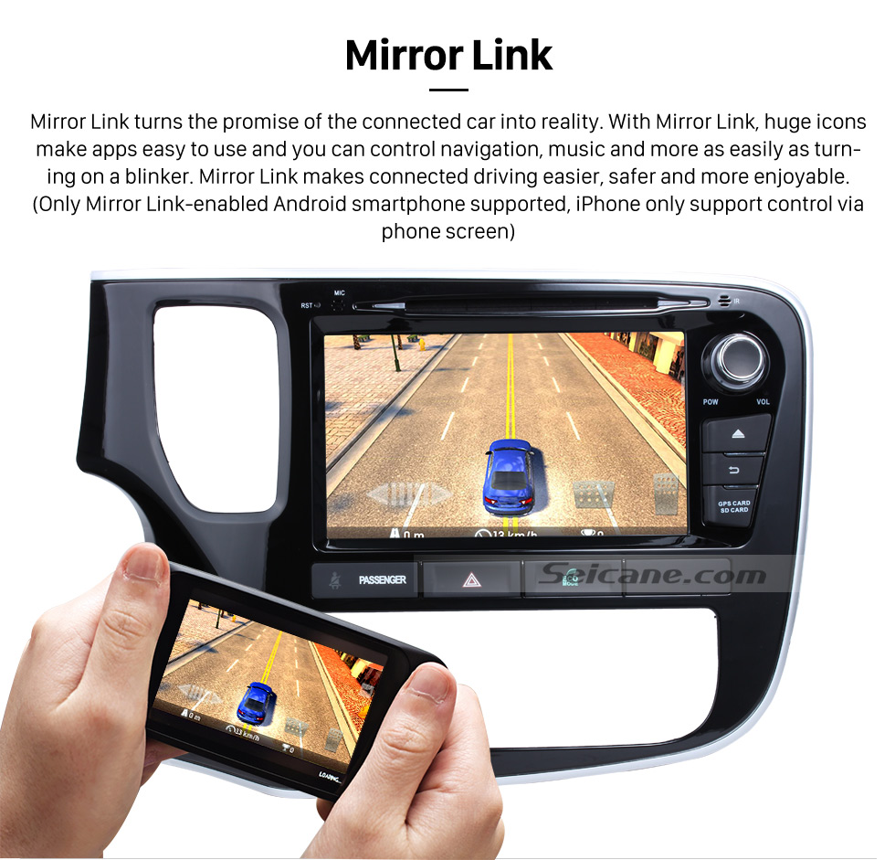 Seicane 2014 2015 2016 Mitsubishi OUTLANDER Android 8.0 DVD player Radio GPS navigation system Bluetooth HD 1024*600 touch screen Mirror link OBD2 DVR Rearview camera TV 1080P Video 3G WIFI Steering Wheel Control USB Seicane 2014 2015 2016 Mitsubishi OUTLANDER Android 8.0 DVD player Radio GPS navigation system Bluetooth HD 1024*600 touch screen Mirror link OBD2 DVR Rearview camera TV 1080P Video 3G WIFI Steering Wheel Control USB