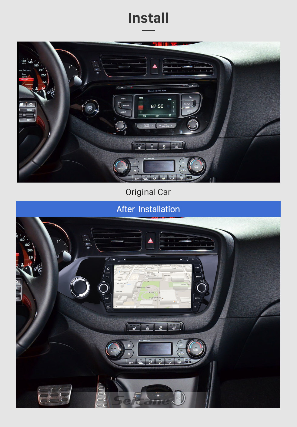 Seicane Android 8.0 2012 2013 2014 KIA CEED DVD Player Bluetooth Radio GPS Navigation System Mirror link HD 1024*600 Touch Screen OBD2 DVR Rearview Camera TV USB WIFI 1080P Video Steering Wheel Control Seicane Android 8.0 2012 2013 2014 KIA CEED DVD Player Bluetooth Radio GPS Navigation System Mirror link HD 1024*600 Touch Screen OBD2 DVR Rearview Camera TV USB WIFI 1080P Video Steering Wheel Control