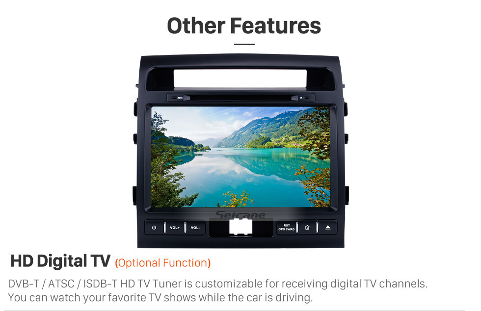 Seicane 9 inch Android 8.0 Autoradio GPS Navigation System for 2007-2013 Toyota Land Cruiser 200 with CD DVD Player Bluetooth 3G WiFi Mirror Link OBD2 Backup Camera Seicane 9 inch Android 8.0 Autoradio GPS Navigation System for 2007-2013 Toyota Land Cruiser 200 with CD DVD Player Bluetooth 3G WiFi Mirror Link OBD2 Backup Camera