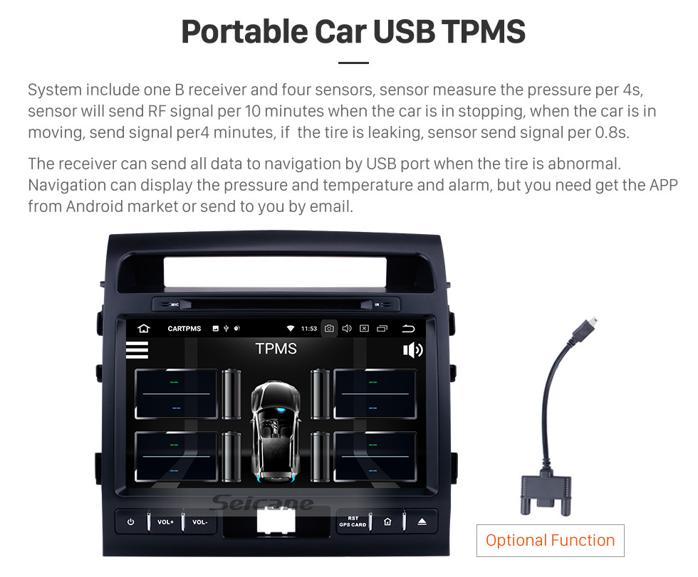 Seicane 9 inch Android 8.0 Autoradio GPS Navigation System for 2007-2013 Toyota Land Cruiser 200 with CD DVD Player Bluetooth 3G WiFi Mirror Link OBD2 Backup Camera Seicane 9 inch Android 8.0 Autoradio GPS Navigation System for 2007-2013 Toyota Land Cruiser 200 with CD DVD Player Bluetooth 3G WiFi Mirror Link OBD2 Backup Camera