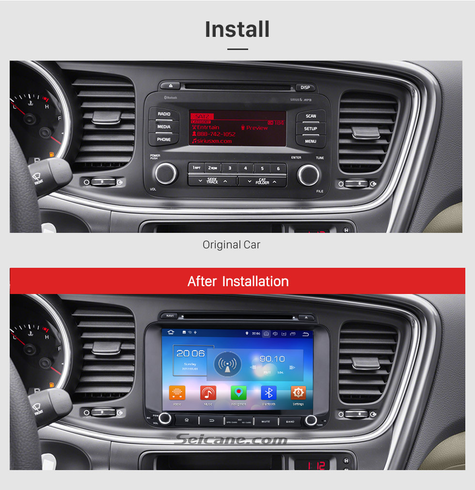 Seicane 8 inch Android 8.0 in Car DVD Bluetooth GPS System for 2014 2015 Kia Optima K5 with LCD Touch Screen Radio RDS TV Tuner 3G WiFi HD 1080P AUX DVR Backup Camera Seicane 8 inch Android 8.0 in Car DVD Bluetooth GPS System for 2014 2015 Kia Optima K5 with LCD Touch Screen Radio RDS TV Tuner 3G WiFi HD 1080P AUX DVR Backup Camera