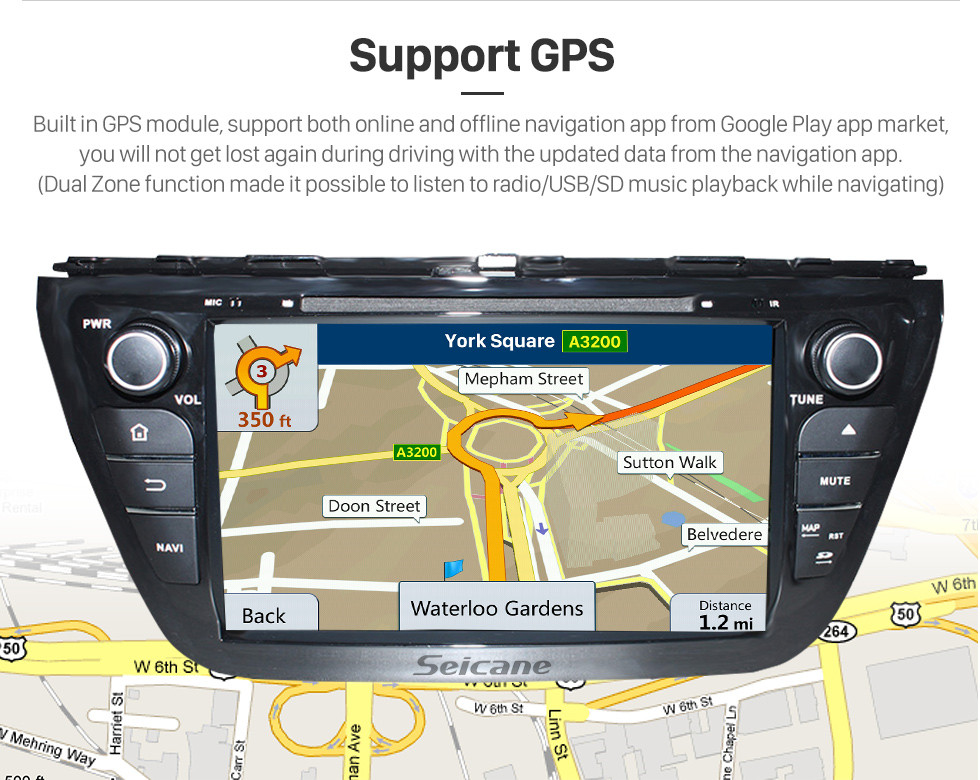 Seicane 8 inch 2013 2014 Suzuki SX4 Android 8.0 Radio DVD Player GPS navigation system with Mirror link HD 1024*600 touch screen OBD2 DVR Rearview camera TV 1080P Video 3G WIFI Steering Wheel Control Bluetooth USB Seicane 8 inch 2013 2014 Suzuki SX4 Android 8.0 Radio DVD Player GPS navigation system with Mirror link HD 1024*600 touch screen OBD2 DVR Rearview camera TV 1080P Video 3G WIFI Steering Wheel Control Bluetooth USB
