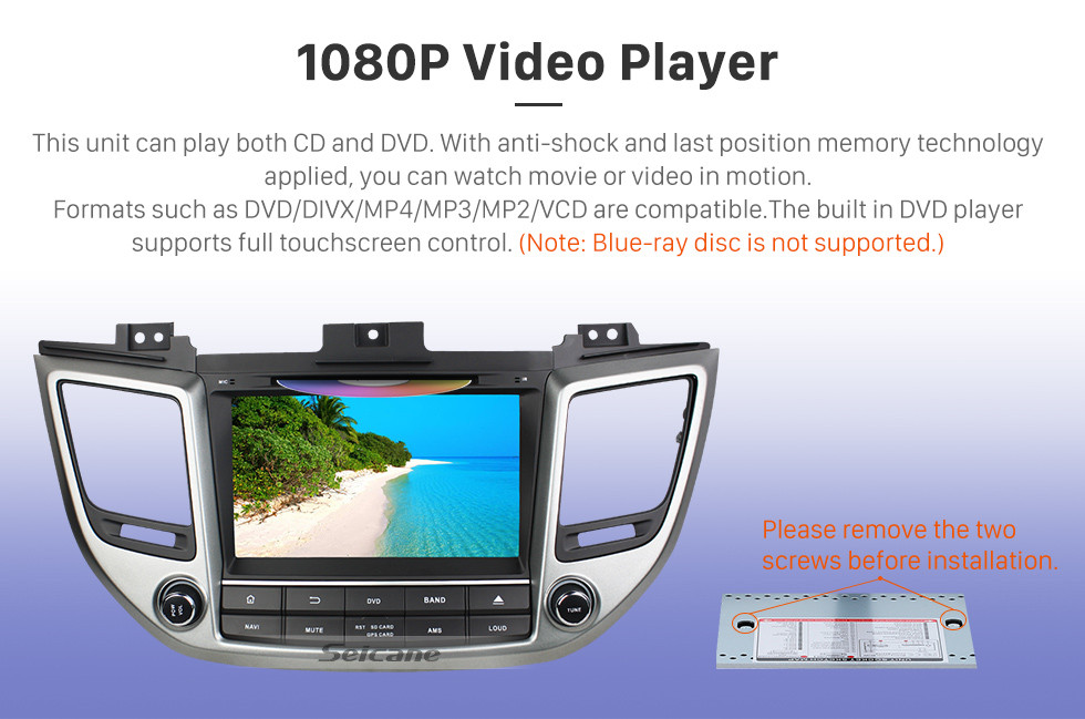 Seicane 2015 2016 Hyundai IX35 TUCSON (LHD) Android 8.0 HD 1024*600 touch screen DVD player GPS navigation system Radio Bluetooth OBD2 DVR Rearview camera TV 3G WIFI Steering Wheel Control USB 1080P Video Mirror link Seicane 2015 2016 Hyundai IX35 TUCSON (LHD) Android 8.0 HD 1024*600 touch screen DVD player GPS navigation system Radio Bluetooth OBD2 DVR Rearview camera TV 3G WIFI Steering Wheel Control USB 1080P Video Mirror link