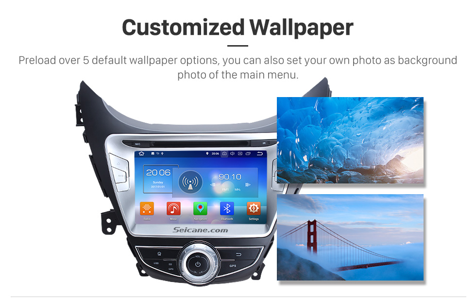 Seicane 8 inch 2011 2012 2013 Hyundai Avante Android 8.0 DVD player GPS navigation system Radio HD 1024*600 touch screen OBD2 DVR Rearview camera TV 1080P Video Bluetooth USB SD 3G WIFI Steering Wheel Control Mirror link Seicane 8 inch 2011 2012 2013 Hyundai Avante Android 8.0 DVD player GPS navigation system Radio HD 1024*600 touch screen OBD2 DVR Rearview camera TV 1080P Video Bluetooth USB SD 3G WIFI Steering Wheel Control Mirror link