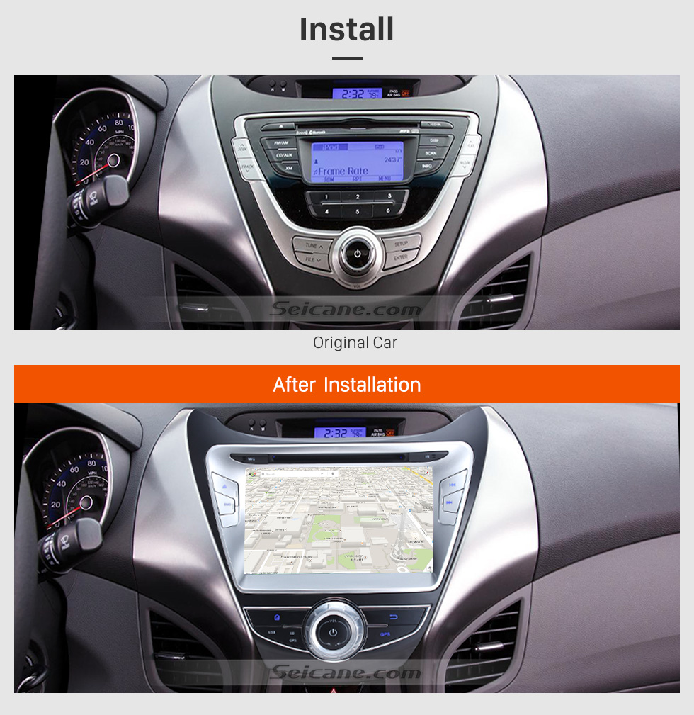 Seicane 8 inch 2011 2012 2013 Hyundai Avante Android 8.0 DVD player GPS navigation system Radio HD 1024*600 touch screen OBD2 DVR Rearview camera TV 1080P Video Bluetooth USB SD 3G WIFI Steering Wheel Control Mirror link Seicane 8 inch 2011 2012 2013 Hyundai Avante Android 8.0 DVD player GPS navigation system Radio HD 1024*600 touch screen OBD2 DVR Rearview camera TV 1080P Video Bluetooth USB SD 3G WIFI Steering Wheel Control Mirror link