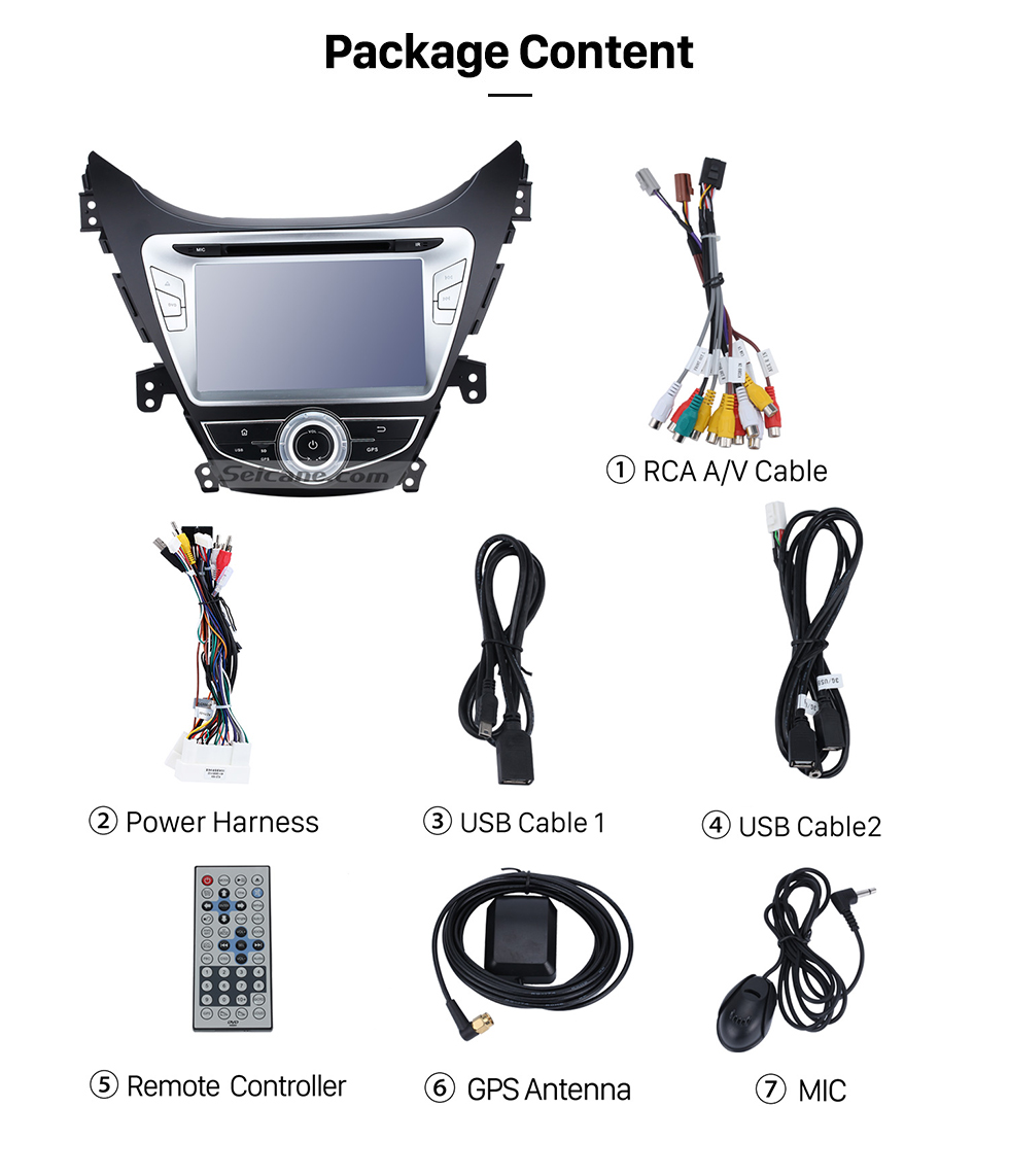 Seicane 8 inch 2011 2012 2013 Hyundai Avante Android 8.0 DVD player GPS navigation system Radio HD 1024*600 touch screen OBD2 DVR Rearview camera TV 1080P Video Bluetooth USB SD 3G WIFI Steering Wheel Control Mirror link Seicane 8 inch 2011 2012 2013 Hyundai Avante Android 8.0 DVD player GPS navigation system Radio HD 1024*600 touch screen OBD2 DVR Rearview camera TV 1080P Video Bluetooth USB SD 3G WIFI Steering Wheel Control Mirror link