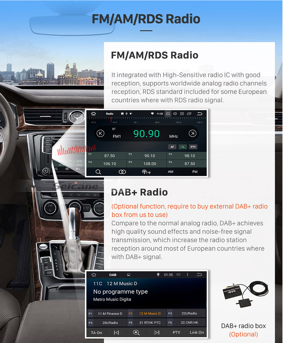 Seicane Android 8.0 Aftermarket GPS navigation system for Peugeot 405 with DVD player Radio Bluetooth Mirror link HD touch screen OBD DVR Backup camera TV USB SD 3G WIFI Seicane Android 8.0 Aftermarket GPS navigation system for Peugeot 405 with DVD player Radio Bluetooth Mirror link HD touch screen OBD DVR Backup camera TV USB SD 3G WIFI