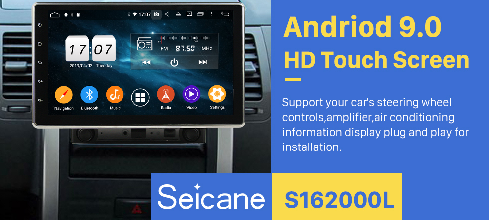 Seicane 10.1 inch Universal GPS Navigation Radio Android 9.0 WIFI Bluetooth HD Touchscreen support 1080P Mirror Link Steering Wheel Control Seicane 10.1 inch Universal GPS Navigation Radio Android 9.0 WIFI Bluetooth HD Touchscreen support 1080P Mirror Link Steering Wheel Control
