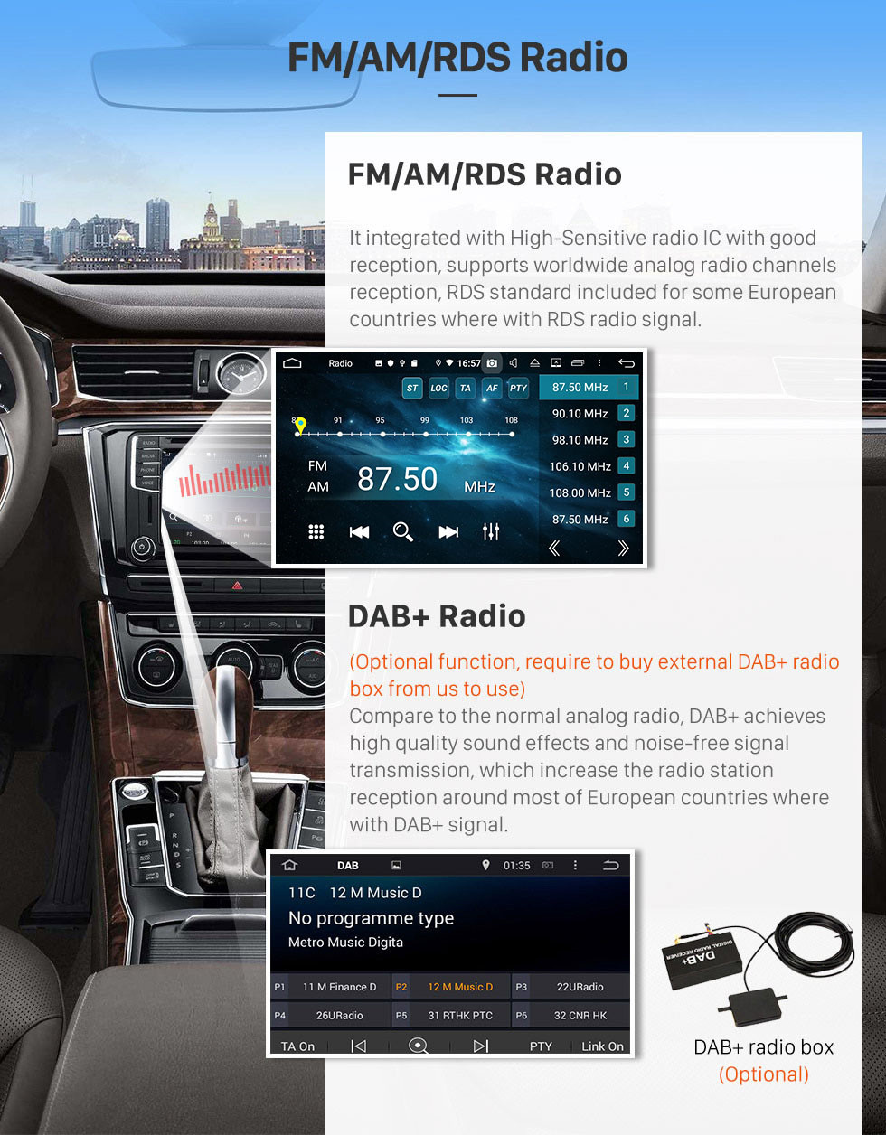 Seicane Android 10.0 Radio Lecteur DVD Système de Navigation pour KIA SORENTO 2010 2011 2012 avec Bluetooth HD Écran Tactile Lien Miroir GPS OBD2 DVR USB WIFI Caméra de Recul Carplay