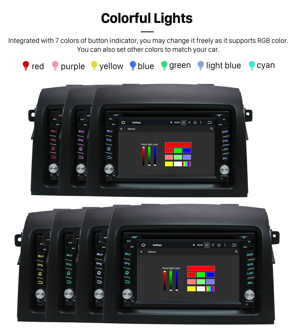 Seicane 2004-2010 Toyota Sienna Android 8.0 Radio GPS Navigation System With HD Touch Screen DVD Multimedia Player Bluetooth 3G WIFI Steering Wheel Control Mirror Link Seicane 2004-2010 Toyota Sienna Android 8.0 Radio GPS Navigation System With HD Touch Screen DVD Multimedia Player Bluetooth 3G WIFI Steering Wheel Control Mirror Link