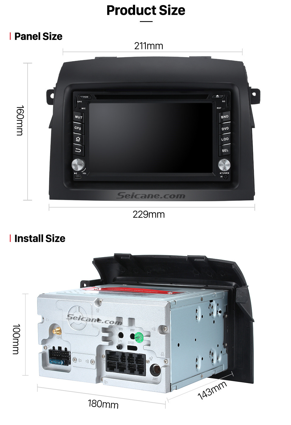 Seicane 2004-2010 Toyota Sienna Android 8.0 Radio GPS Navigation System With HD Touch Screen DVD Multimedia Player Bluetooth 3G WIFI Steering Wheel Control Mirror Link Seicane 2004-2010 Toyota Sienna Android 8.0 Radio GPS Navigation System With HD Touch Screen DVD Multimedia Player Bluetooth 3G WIFI Steering Wheel Control Mirror Link