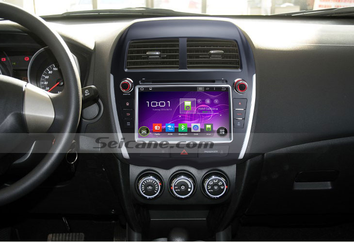 Seicane S168064 Quad-core Android 5.1.1 Radio GPS Audio System for 2010-2013 Mitsubishi ASX after installation
