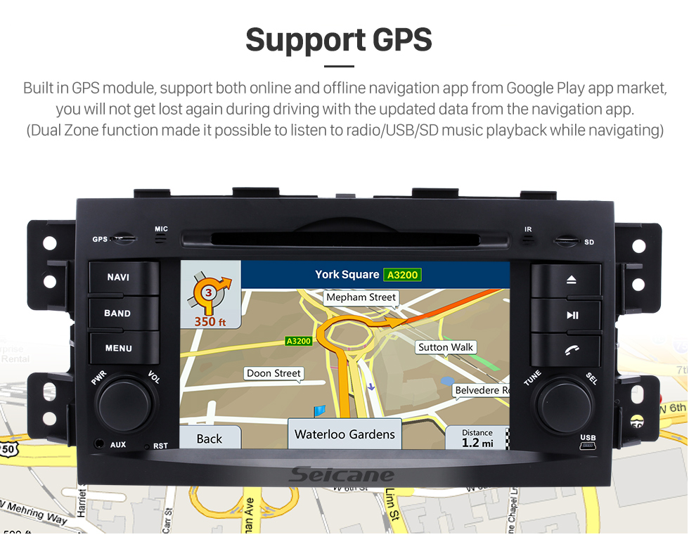 Seicane OEM Android 8.0 GPS Navigation System for 2008-2015 KIA BORREGO with Radio DVD Player Bluetooth HD 1024*600 Touchscreen USB SD MP3 3G WIFI Mirror link OBD2 DVR Rearview camera TV 1080P Video Steering Wheel Control Seicane OEM Android 8.0 GPS Navigation System for 2008-2015 KIA BORREGO with Radio DVD Player Bluetooth HD 1024*600 Touchscreen USB SD MP3 3G WIFI Mirror link OBD2 DVR Rearview camera TV 1080P Video Steering Wheel Control