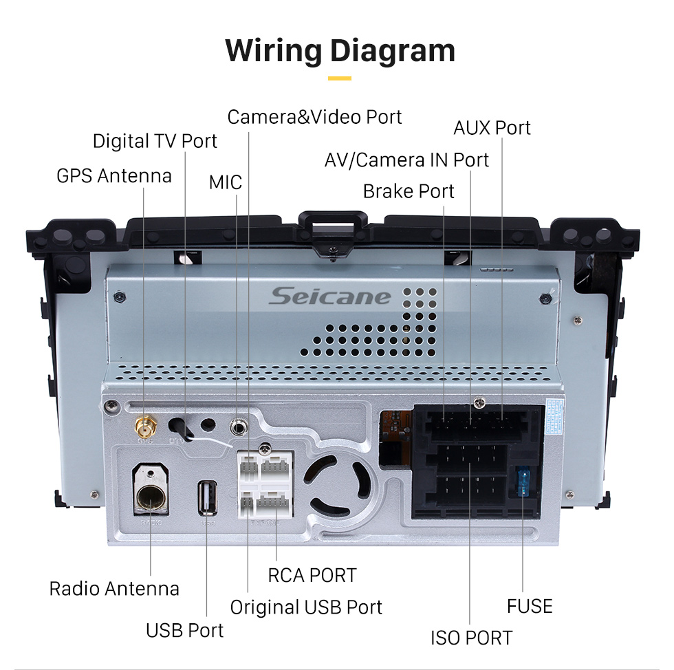 Seicane 9-дюймовый Android 9.0 на 2002-2009 гг. Toyota Prado Radio GPS навигационная система с Bluetooth HD с сенсорным экраном Поддержка USB Камера заднего вида 1080P Seicane 9-дюймовый Android 9.0 на 2002-2009 гг. Toyota Prado Radio GPS навигационная система с Bluetooth HD с сенсорным экраном Поддержка USB Камера заднего вида 1080P
